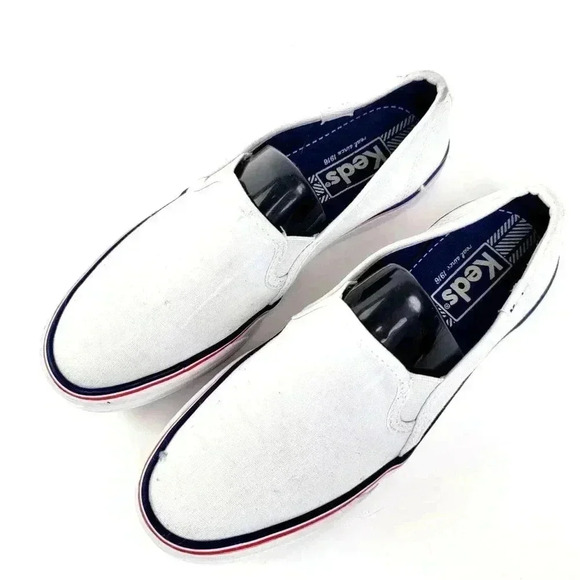 Keds Champion Double Decker Women Canvas Slip On Sneaker Shoe - 6 - Picture 3 of 9